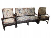 Komplet Sofa i 2 fotele ANTYKI Domański