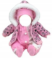 детская одежда для куклы BORN Baby куртка клоун 214