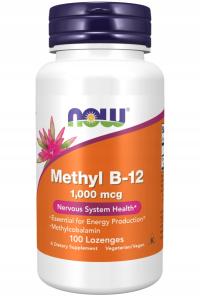 NOW Foods Methyl B-12 1000mcg WIT. B12 МЕТИЛКОБАЛАНИН сон циркуляция 100р