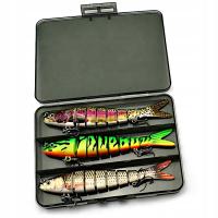 Wobler Woblery na Szczupaka ETUSO 14cm 27g Zestaw 3szt Przynęty Spinningowe