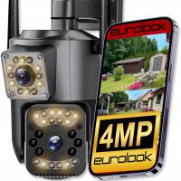 Kamera IP Eurolook 4MP Obrotowa Bezprzewodowa WiFi z Audio i 2 Obiektywami