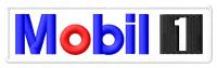 Naszywka dla fanów Mobil 1 haftowana z termofolią