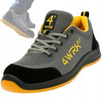 Półbuty robocze męskie BEZ PODNOSKA LEKKIE PRZEWIEWNE buty ochronne WYGODNE