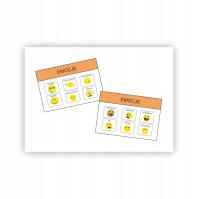 Emocje piktogramy z kartami aktywności dla dzieci