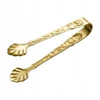 Ice Tong Smart Locking Clip Ice Air Fryer Food Tong BBQ Kitchen Golden