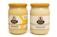Miód rzepakowy 1,2kg i rzepakowy KREMOWANY 1,2kg z POLSKIEJ PASIEKI 2025