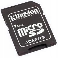 Adapter do Karty Pamieci micro SD/SDHC/SDXC na SD Do TV Aparatu DVD Czarny