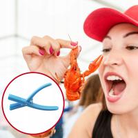Obieraczka do raków Plastikowe narzędzie do usuwania ogonów homarów, krewetek raków – niebieskie