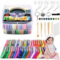 ПЛАСТИЛИН МАГИЧЕСКИЙ БОЛЬШОЙ НАБОР КРЕАТИВНЫЕ ЦВЕТА ПЕНОПЛАСТОВАЯ МАССА ДЛЯ DZEICI