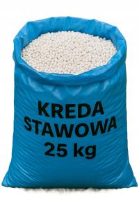 Kreda Granulowana do Stawu, Oczyszcza Wodę 25kg, na prezent dla twoich ryb