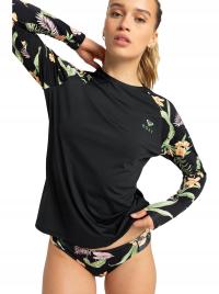 T-shirt Roxy Lycra LS - KVJ3/Anthracite Island