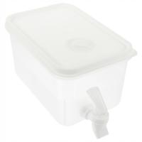 BIAŁY POJEMNIK DOZOWNIK NAPOJÓW PP IDEALNY NA HERBATA I WODĘ