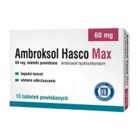 Ambroksol Hasco Max 60mg 15 tabletek powlekanych kaszel