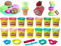 HASBRO PLAY DOH CIASTOLINA ZESTAW 14 TUB ciastolina brokatowa i pastelowa