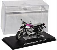 MOTOCYKL TRIUMPH T120 BONNEVILLE 1968 - ATLAS 1/24 metal