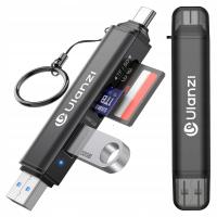 Ulanzi CR1 Czytnik Kart 3w1 USB 3.0 / USB-C SD TF MicroSD / 150–200 MB/s