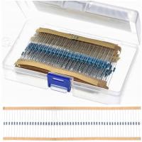 НАБОР РЕЗИСТОРОВ 1/4 ВТ 30 ВИДОВ РЕЗИСТОРОВ 0,25 ВТ В КОРОБКЕ 600 ШТ