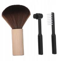 3x Audio Record Cleaner Brush Soft Bristles Professional Anti Static for