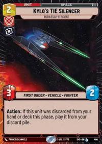 Star Wars Unlimited Kylo's TIE Silencer, Ruthlessly Efficient