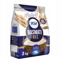 Melvit La Chef Ryż Basmati Indie 3 kg