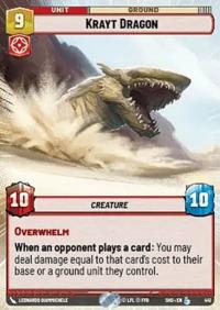 Star Wars Unlimited Krayt Dragon