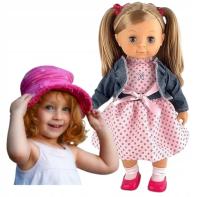 Кукла Наталья говорит по-польски с кисточками 39 см в платье говорящая артикул