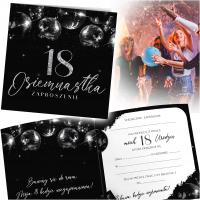 Приглашения на 18-й день рождения восемнадцатилетний конверт NC3