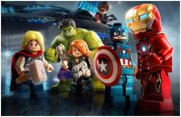 Fototapeta dla dzieci LEGO Marvel Super Heroes 200x130 samoprzylepna