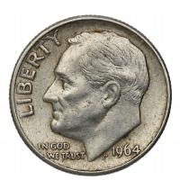 10 Centów 1964 USA (23-24)