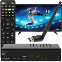 ТВ-тюнер декодер DVB-T2 H. 265 USB HDMI WiFi антенна пульт дистанционного управления комплект