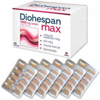 Diohespan Макс 1000 мг препарат 60 таблеток варикозное расширение вен