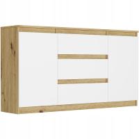 Комод 140 шкаф 3 ящика 2 полки R-140-S3 ARTISAN MIX