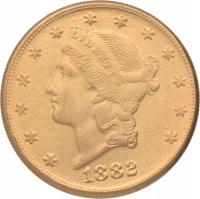 20 Dolarów 1882 - Belgijka (1-2)