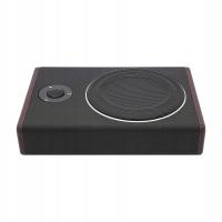 SUBWOOFER SAMOCHODOWY 300W 20CM PŁASKI KOMPAKTOWY MOCNY BAS Z 5 PRZEWODAMI