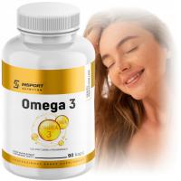 Омега 3 1000 мг 90 кап EPA DHA рыбий жир Тран мозг иммунитет сердце / INSPORT