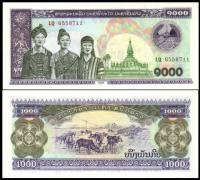 LAOS, 1000 KIP 1998 Pick 32Aa