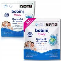 Bobini Family капсулы для стирки для детей семьи гипоаллергенные 62 шт