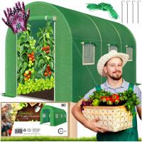 TUNEL FOLIOWY OGRODOWY SZKLARNIA WZMOCNIONY UV 5 szklarnia 6 m2 + GRATISY