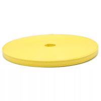 PASEK Z EKOSKÓRY PRZESZYTY ŻÓŁTY 8 mm