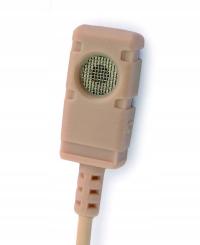 Mini mikrofon krawatowy, lavalier VT VT500 - beż