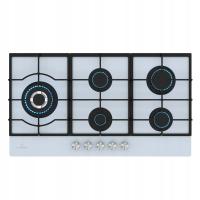 Płyta gazowa grzewcza do zabudowy Klarstein 5 palników 70 cm wok biała