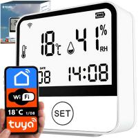 Stacja pogody Renew Force stacja pogodowa bezprzewodowa higrometr zegar