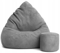 ПУФ МЕШОК ВЕЛЮР XXXXL ПОДАРОК БЕСПЛАТНО / МЕГА ПЛЮШЕВОЕ КРЕСЛО SAKO PREMIUM