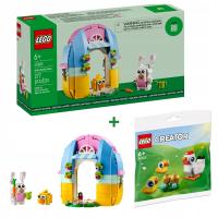 LEGO 40682 Wielkanocny domek + Kurczaczki i jajka na Wielkanoc