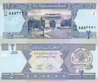 # AFGANISTAN - 2 AFGANIS - 2002 - P-65 - UNC