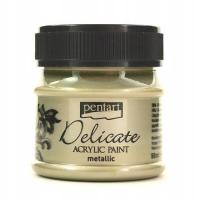 Pentart Delicate STARE ZŁOTO farba metaliczna akrylowa 50 ml.