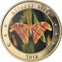 Moneta, Indonesia, 500 Rupiah, 2018, Papillons - A