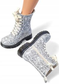 Серые Ботильоны Для Девочек, Утепленные Зимние Сапоги, Меховые Сапоги На Молнии * 27*