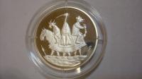 Moneta Łotwa 1 łat 2009 srebro - rzadka stan 1