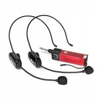 2x Mikrofon Bezprzewodowy Nagłowny Dynamiczny UHF TONSIL MBD-200 + Nadajnik